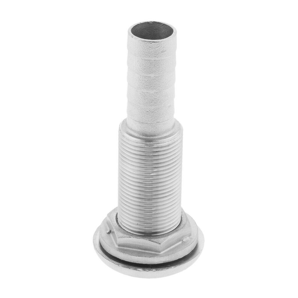 3/4" Boat Thru Hull Fitting Marine Grade 316 Stainless Steel Hardware