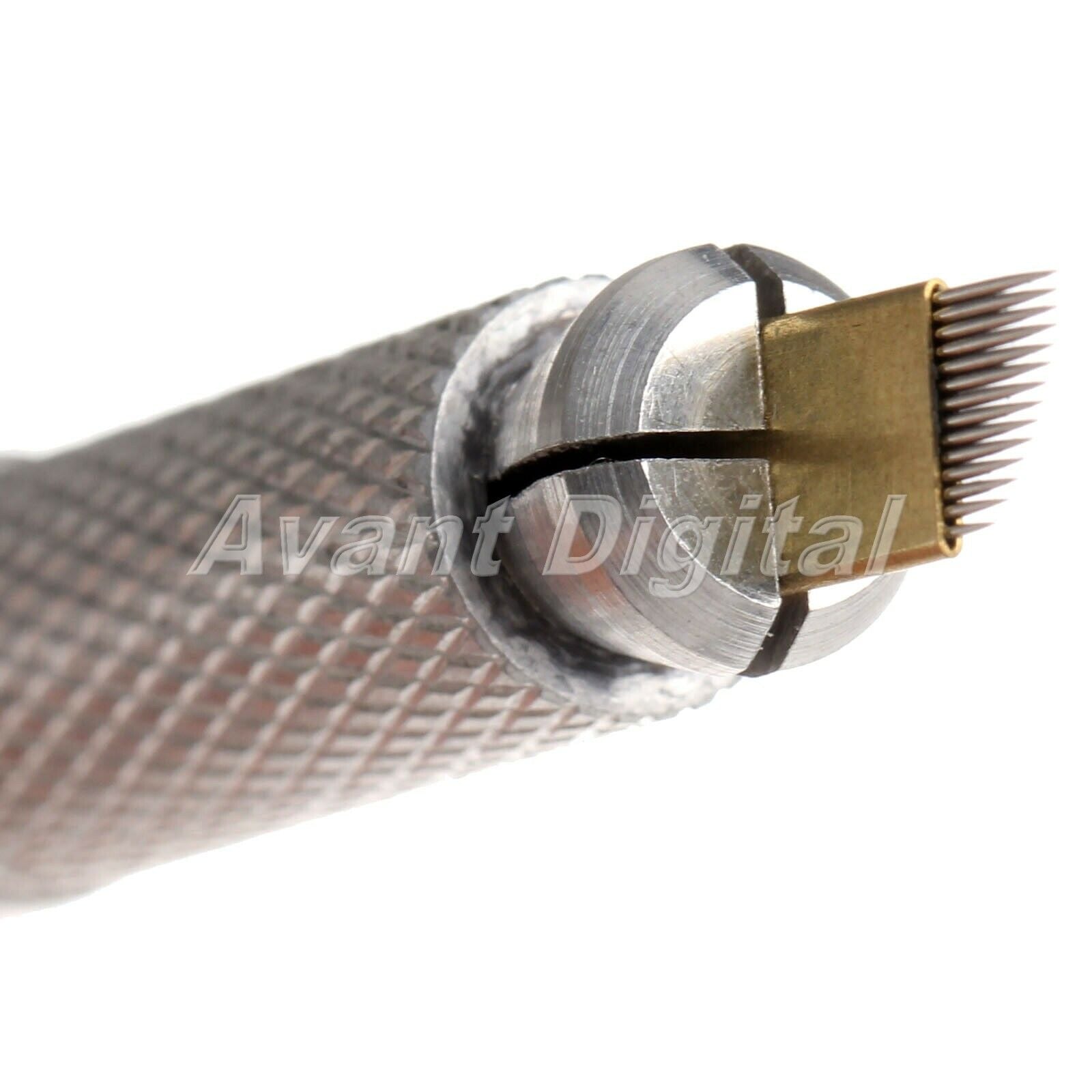 Manual PCD Pen +5 Needles Blades Tattoo Eyebrow Microblad Permanent Makeup Tool