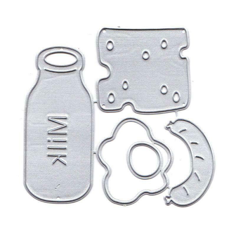 Milk Bottle Metal Cutting Dies Stencil DIY Scrapbooking Album Stamp Paper Card