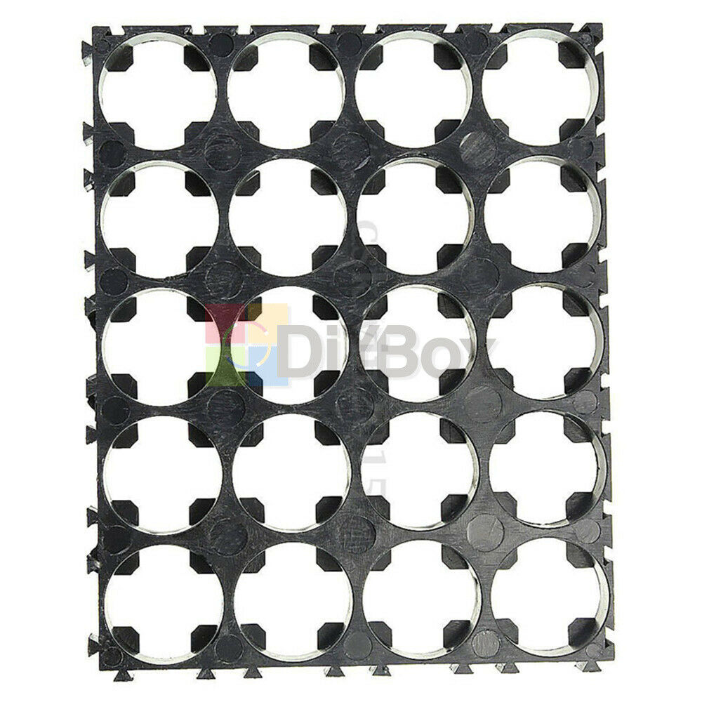 4x5 Cell 18650 Battery Spacer Radiating Shell Pack Plastic Heat Holder Bracket