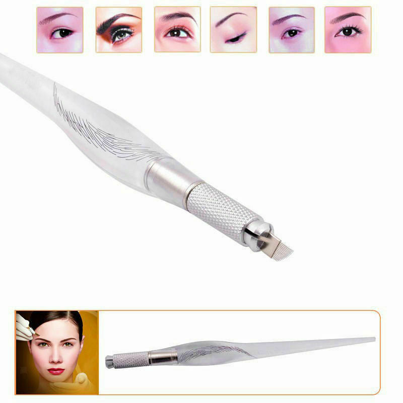 Lightweight Reusable Professional Lip Line Tattoo Pen Machine Supplies Clear