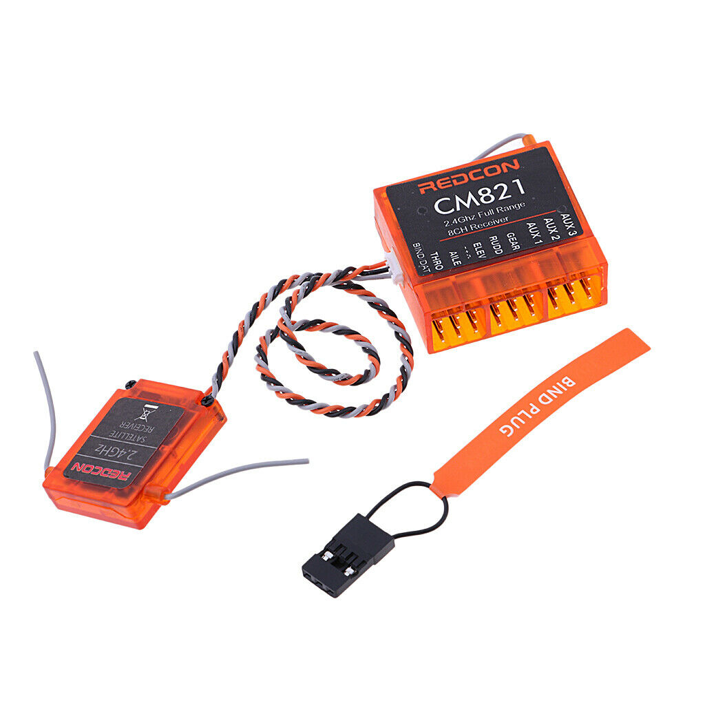 CM821 receiver 8 channel 2.4 GHz DSMX.Support JR, JR12X, 11X,