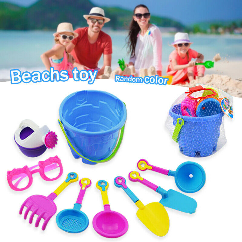 Beach Toys for Kids, Bucket, Shovel Sand Sandbox Outdoor Sand Play Kit for Beach
