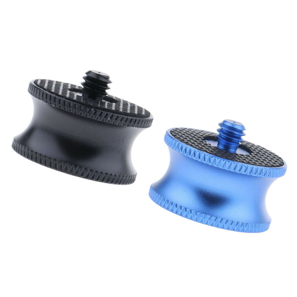 2 Piece 1/4 Male to 3/8 Female Screw Adapter Plate Converter for Camera Tripod