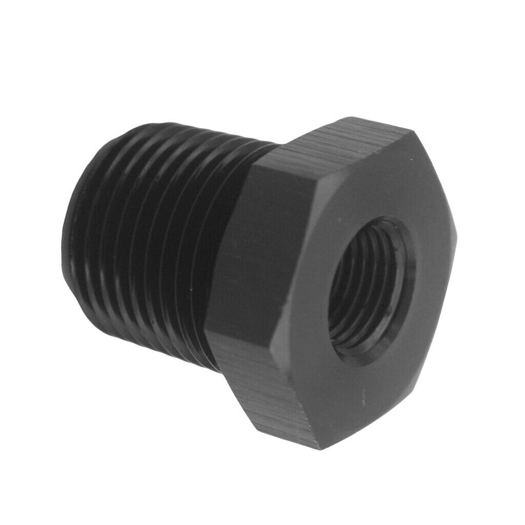 Alloy CNC Machined Anodized 3/8" NPT to 1/8" NPT Bushing Straight Adapter