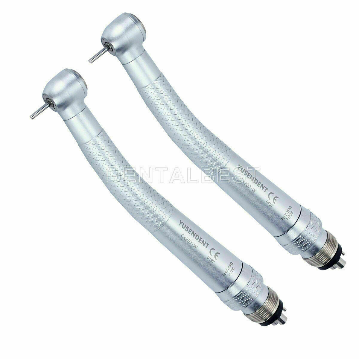 5PCS Dental COXO High Speed Handpiece Push Button Torque Head 3 Way Spray 68dB