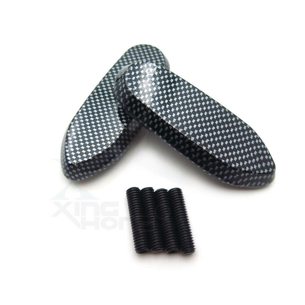 Mirror Base Block Off Plates For Suzuki Gsxr 600 750 1000 Gsx-R 2006-2008 Carbon