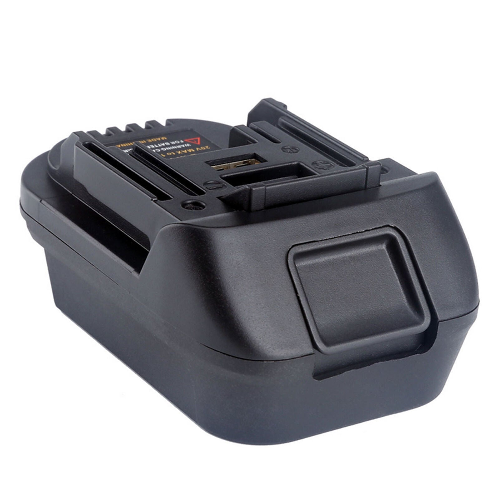 Adapter Converter for Milwaukee M18 or DEWALT 20V Li-ion Battery to Makita 18V