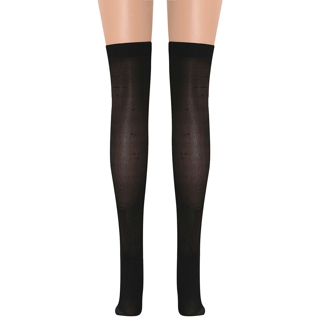 Lady Skeleton Heart Over Knee Sock Long Stockings High Thigh Sock  Long Sock