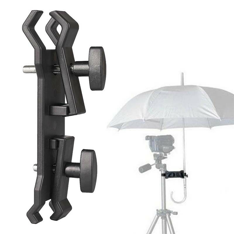 Photography Camera Lighting Umbrella Holder Clamp Clip for Tripod Light Sta SJ
