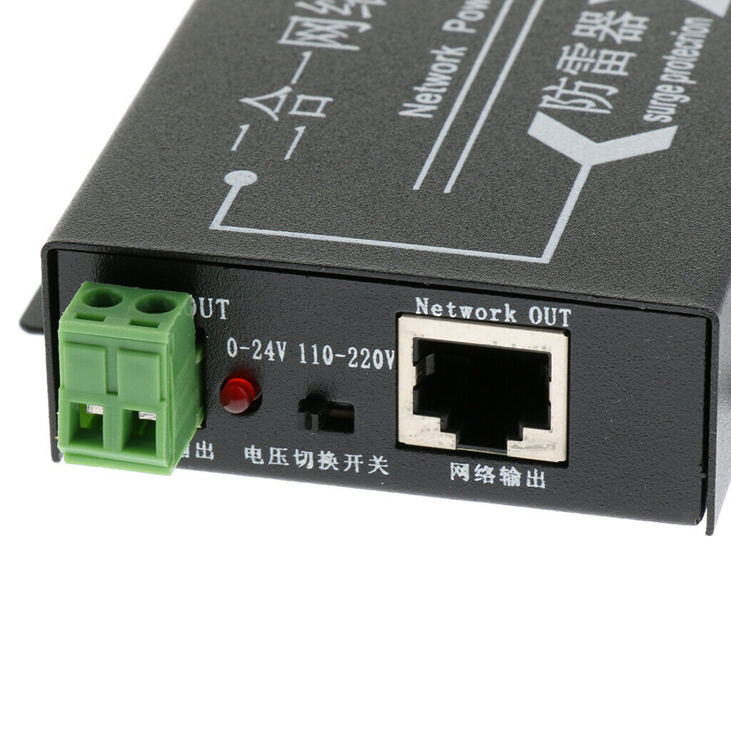2-in-1 Power RJ45 Ethernet Surge Protector Device   Arrester
