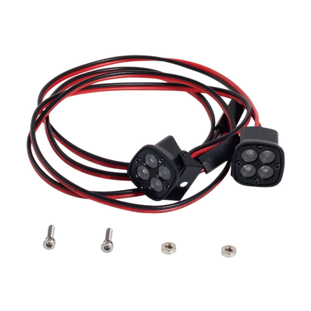 1/10 RC Car LED Lights Replace for Axial SCX10 90046 Traxxas TRX-4 TRX6 D90