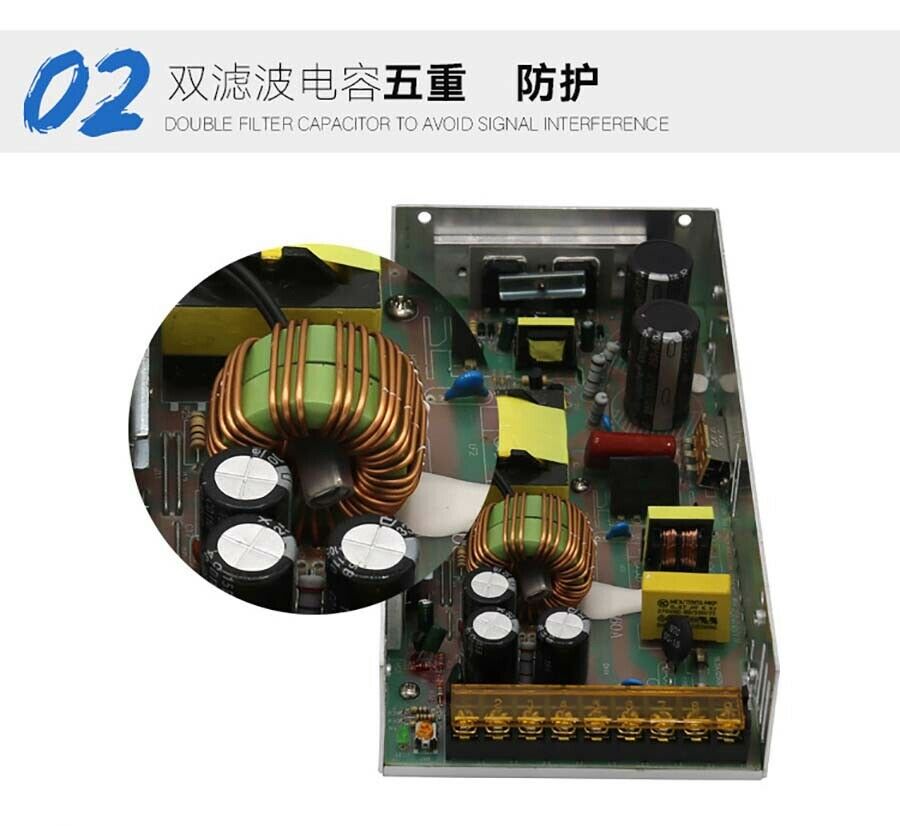 15V 30A 450W Fiberglass Panels Regulated Switching Power Supply PSU DC
