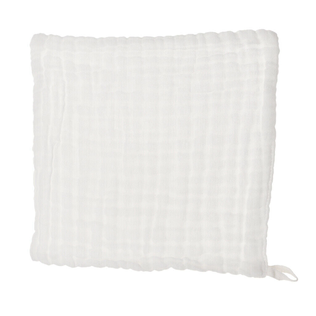 Baby Handkerchief Gauze Nursing Towel Clean Infants Feeding Towel White