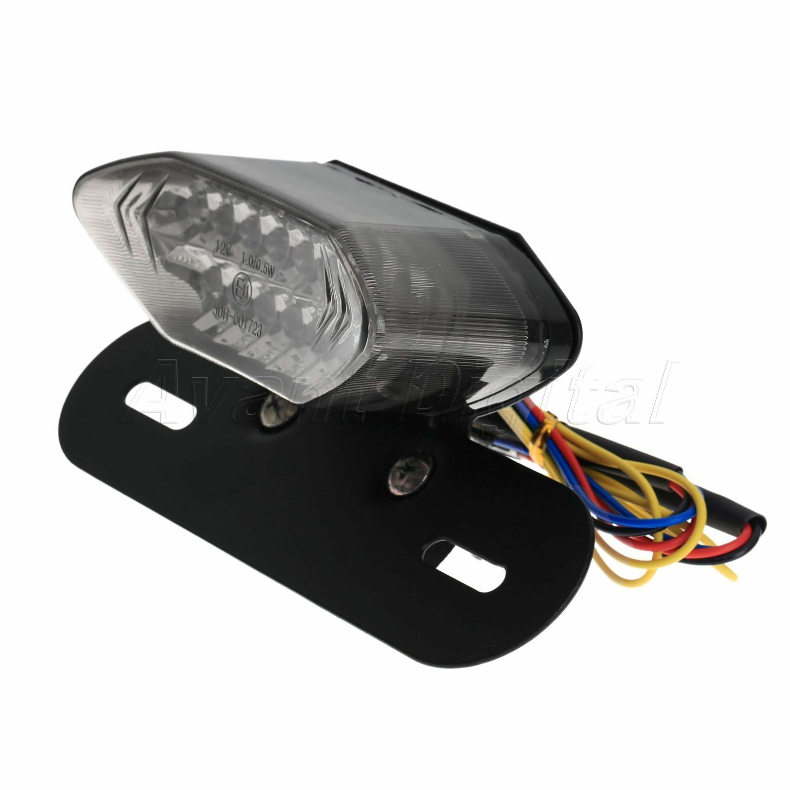 Universal Motorcycle Turn Signal Brake License Plate Indicators LED Tail Light