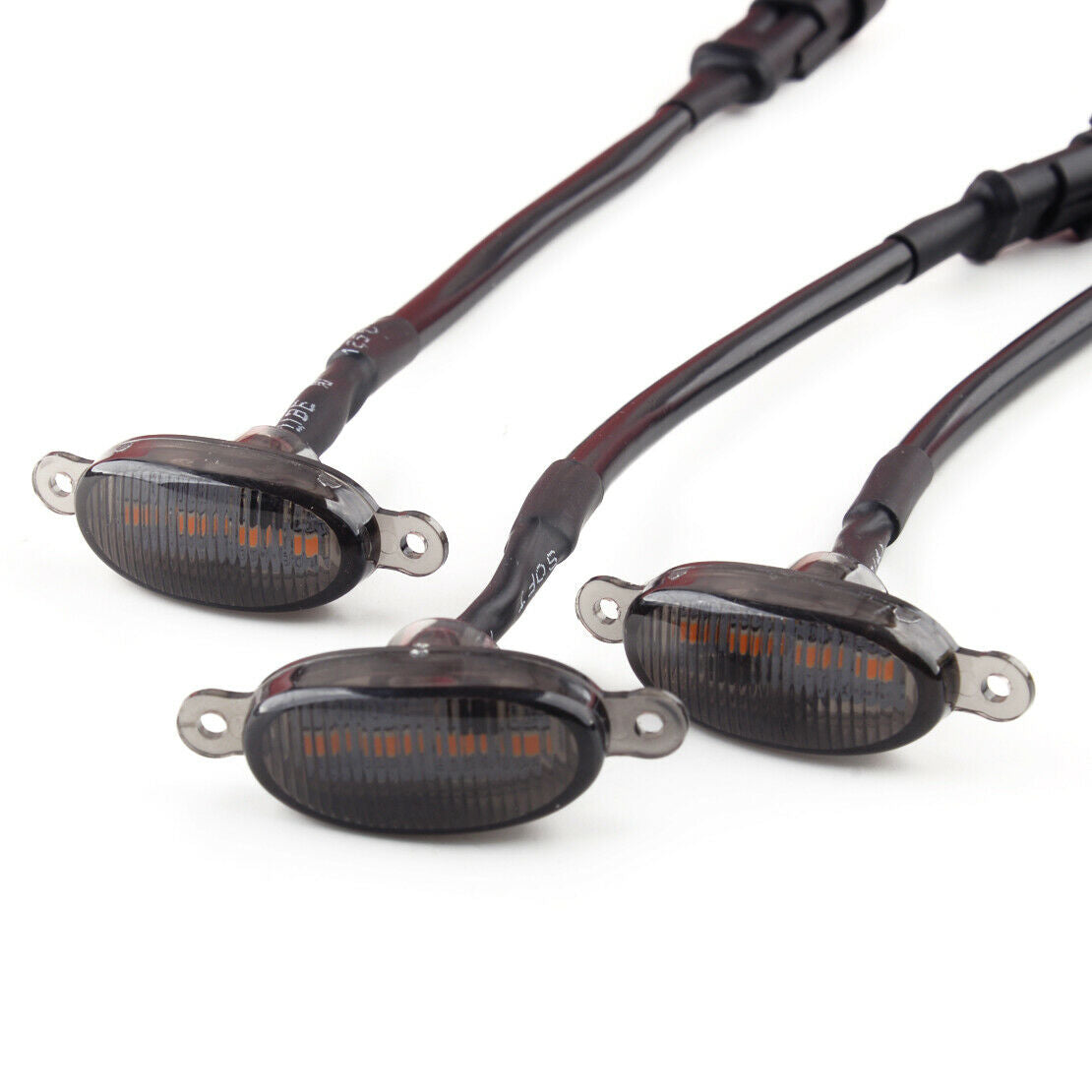 3pcs Car Front Grille Amber LED Light Lamp Kit Fit for Jeep Grand Cherokee