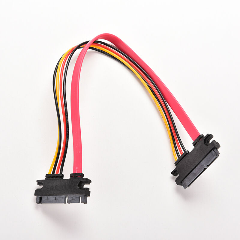 1x 22 Pin 7+15 pin Male To Female SATA Data HDD Power Combo Extension Cab.l8