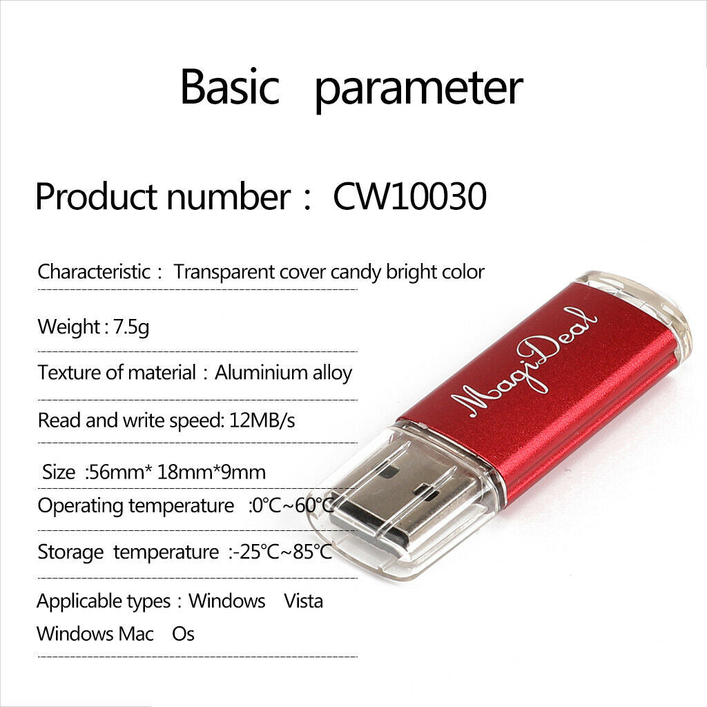 USB 2.0 Flash Drive Storage Memory Stick Universal for PC Computer 128M