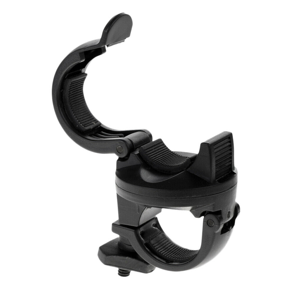 Portable Cycling Bike Bicycle Flashlight Lamp Clamp  Rotation Grip LED
