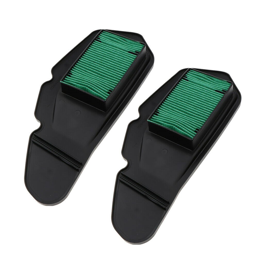 2pcs Green Set -Motorcycle Air Filter Element Cleaner For  PCX 150