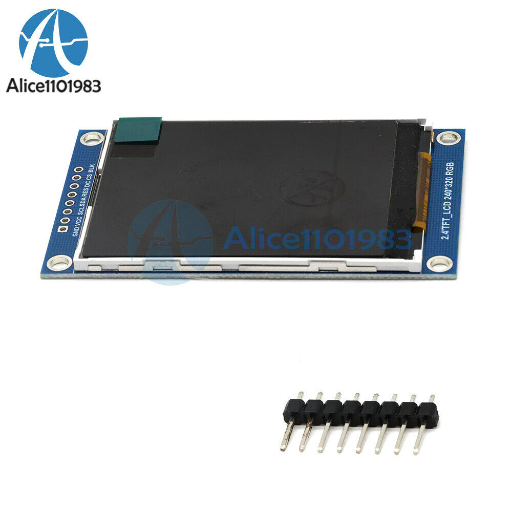 2.4 inch TFT LCD Color Screen SPI Serial Port module ILI9341 Driver 240X320