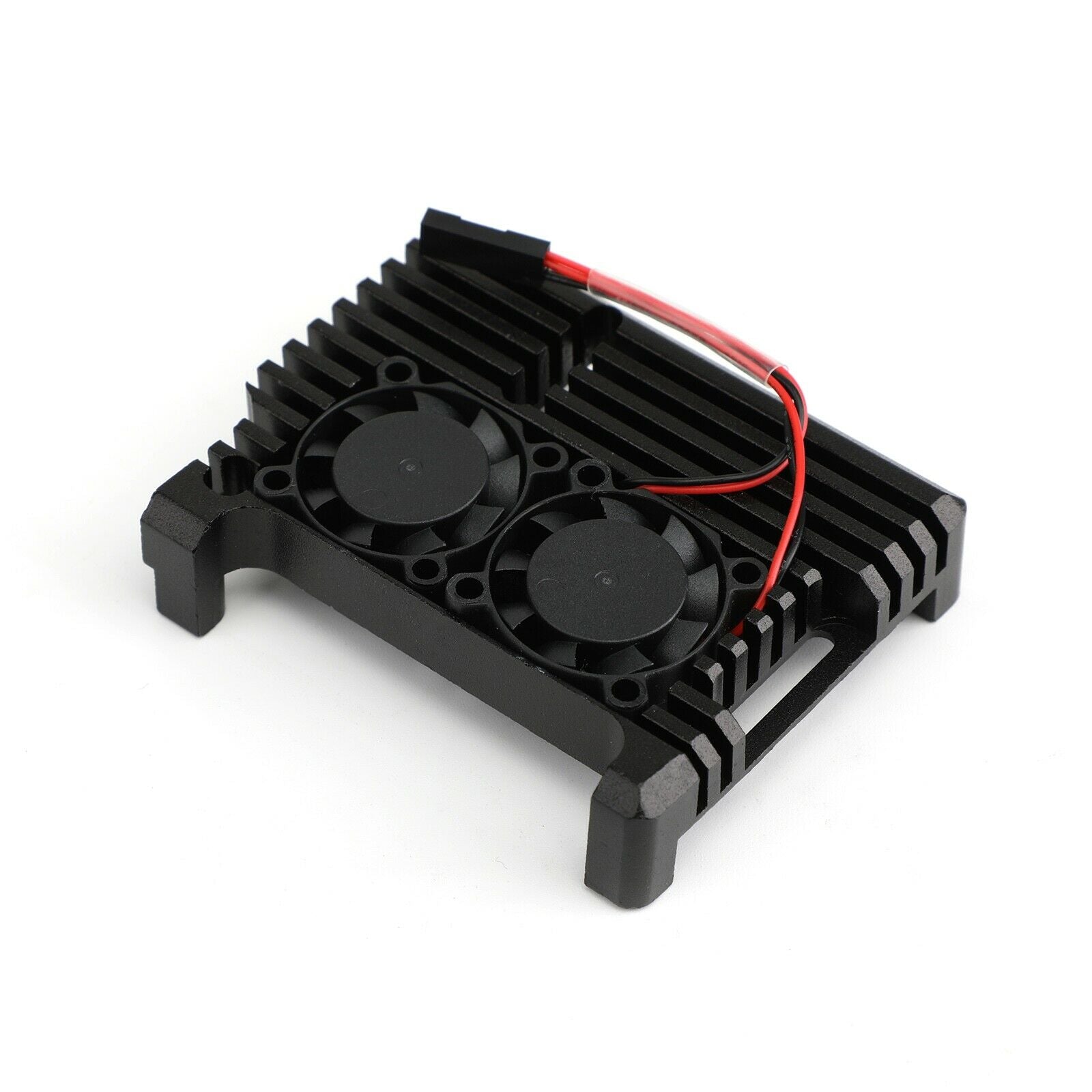 4x Latest CNC Aluminum Alloy Case Enclosure Cooling Fan For Raspberry Pi 4 4B