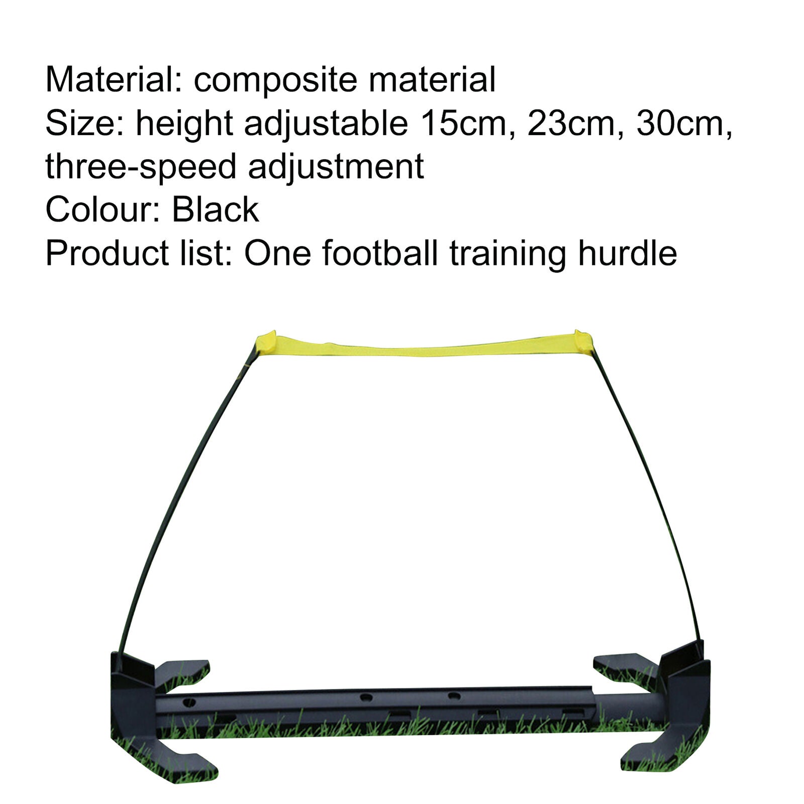Soccer Agility Hurdle Elastic Adjustable Convenient Sturdy for Outdoor