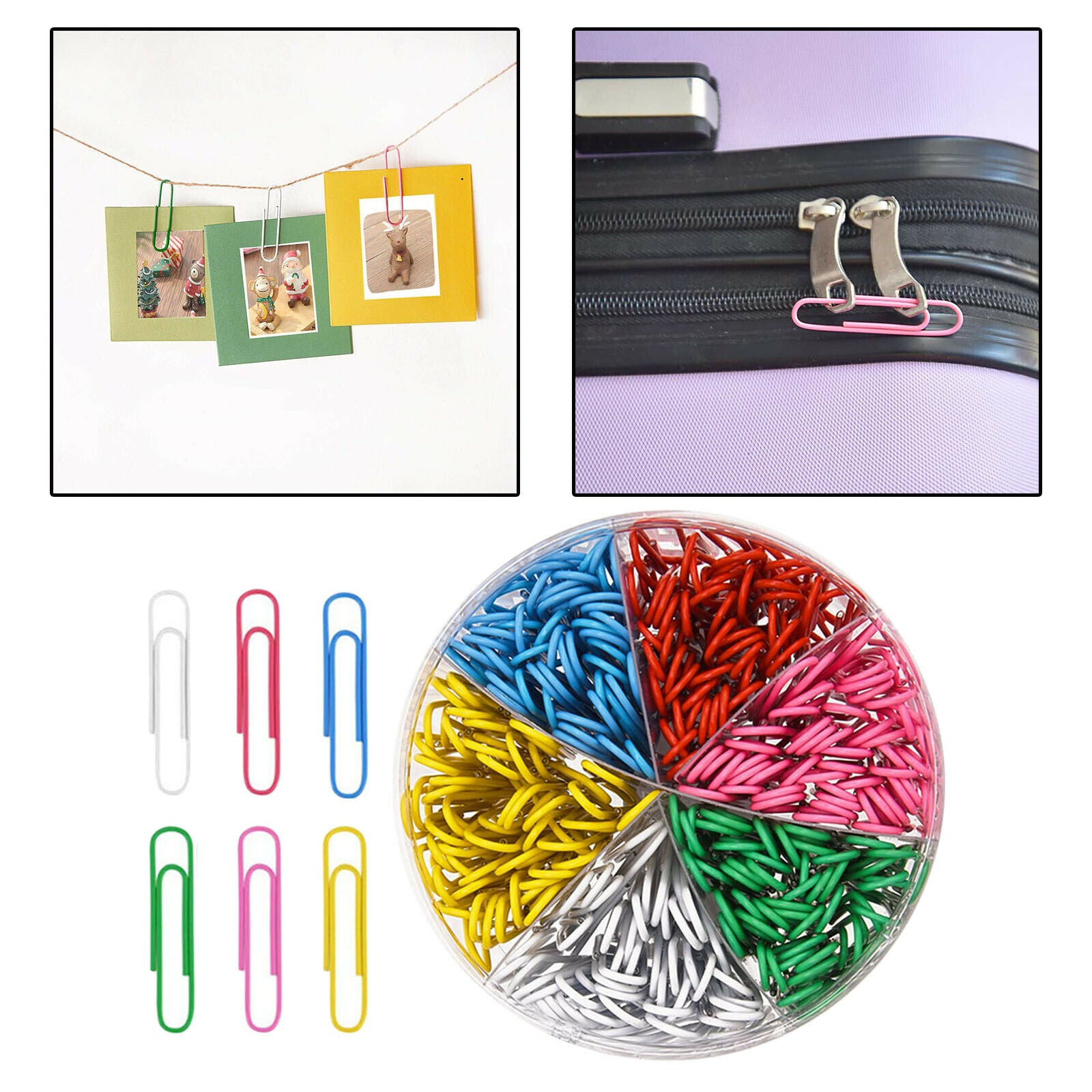 2 Box Paper Clips, No Tear Small Office Supplies Home Paperclips Crafts