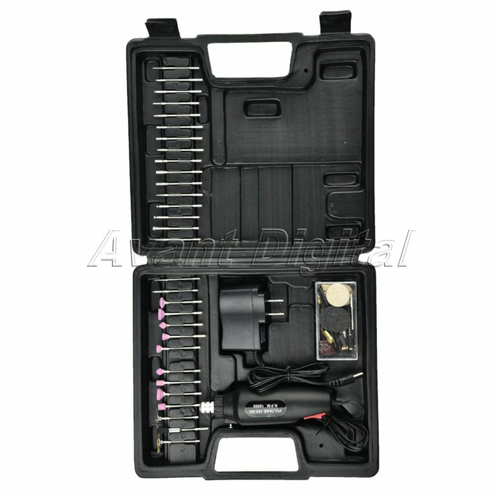 60 pcs Mini Electric Drill Grinder Polishing Drilling Cutting Rotary Tool Kit
