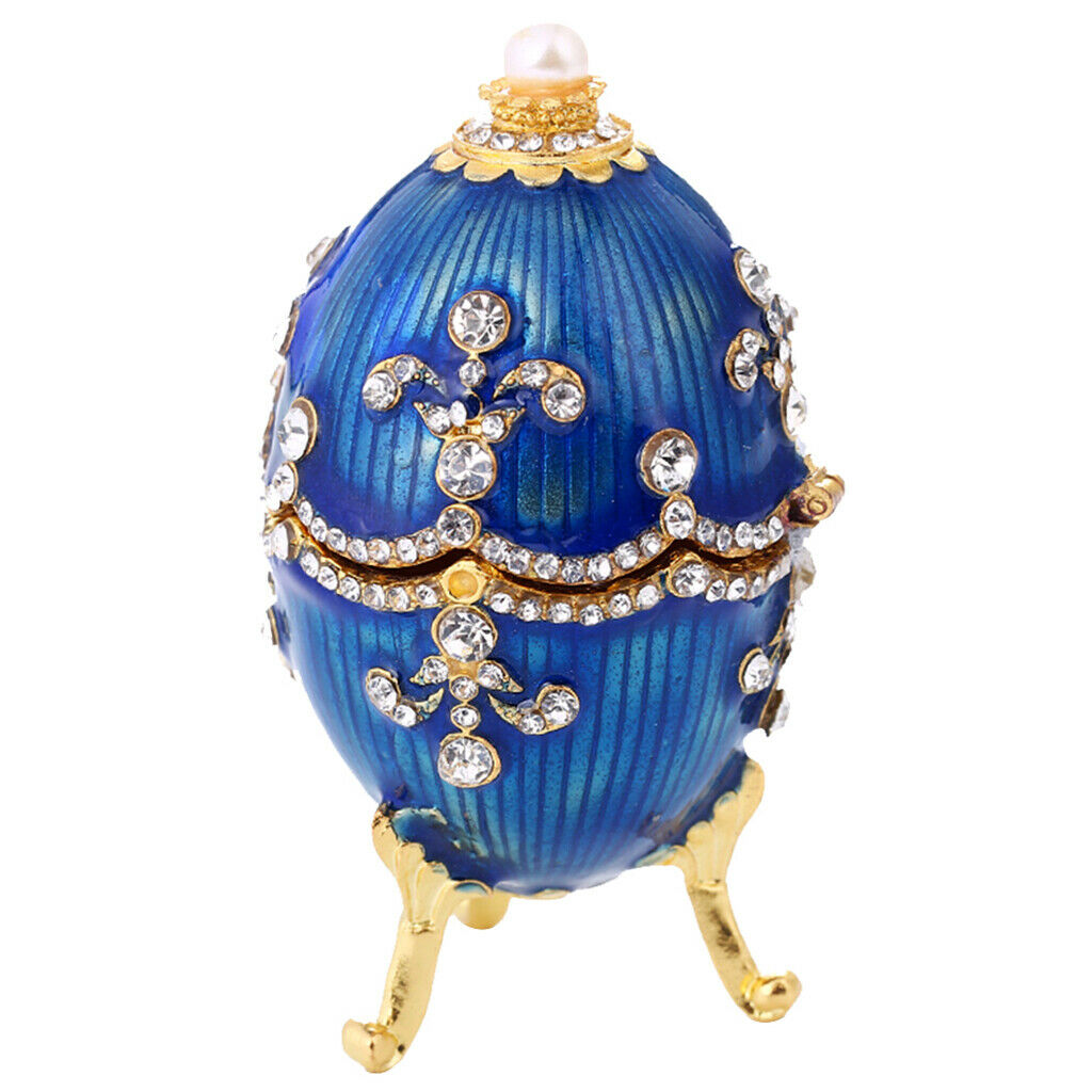 Crystal enamel jewelry jewelry box easter egg storage case