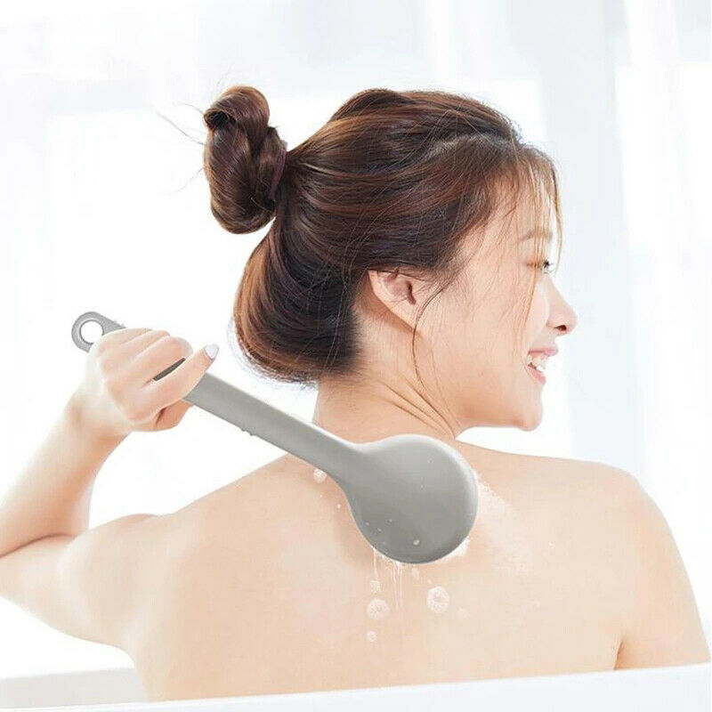Long Handle Exfoliating Bath Sponge Back Scrubber Exfoliator Cleaning Equ.l8