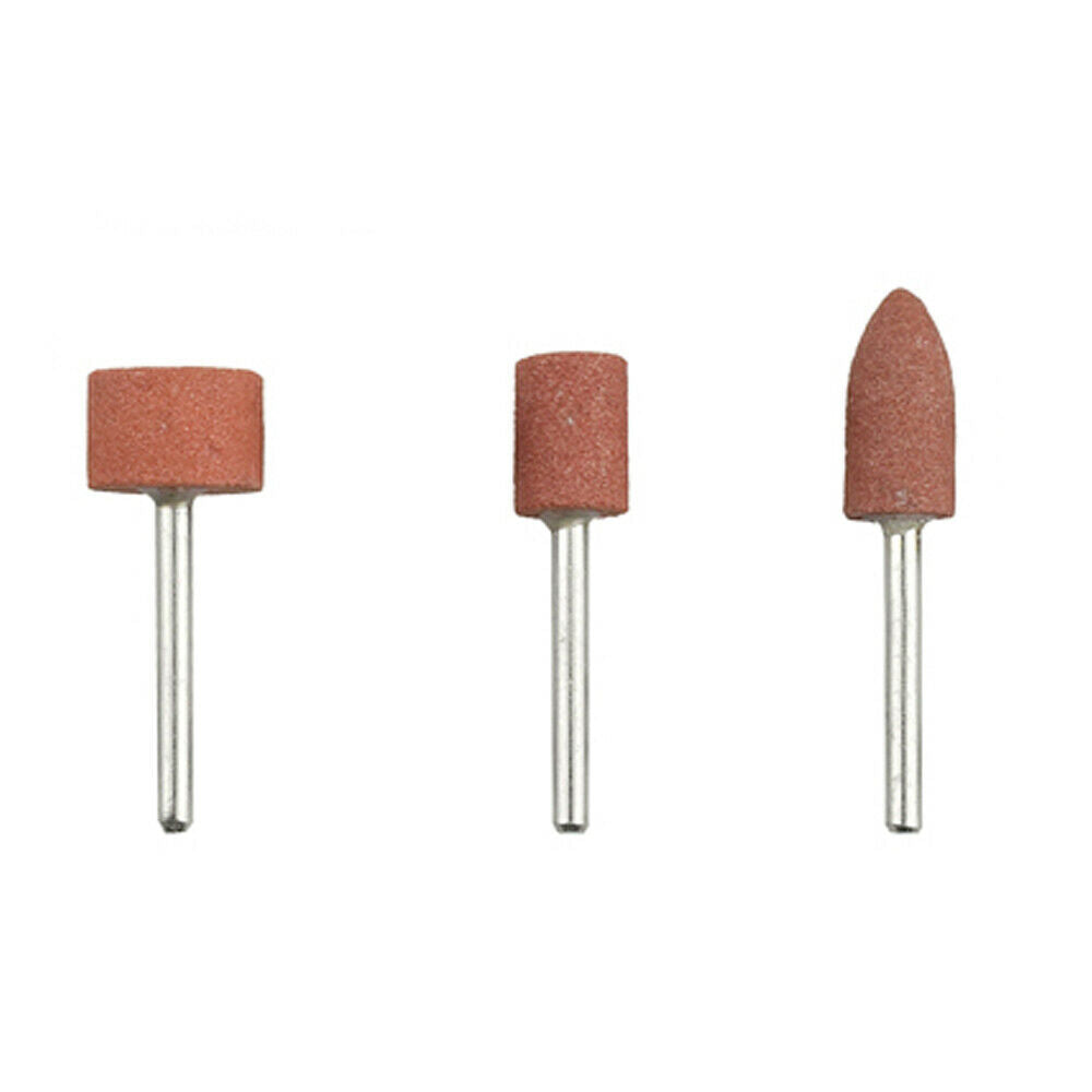 Craft Drill  Bits For Metal Steel 3x ROTARY TOOL GRINDING STONE SET DIY 3mm