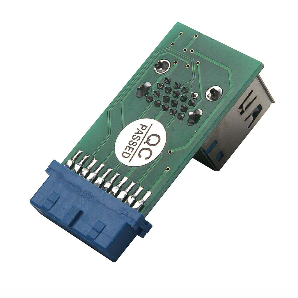 Motherboard 20Pin Header To 2 Ports USB 3.0 Type A Female Port HUB Adapter