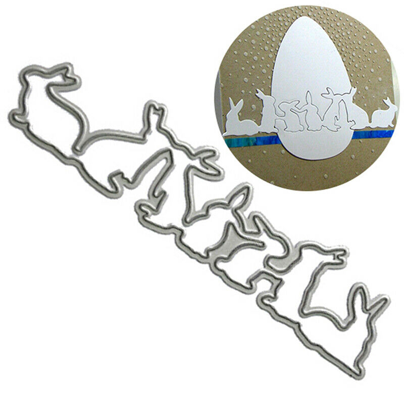 Easter Rabbit Metal Cutting Dies Stencils For Scrapbooking Photo A R.l8