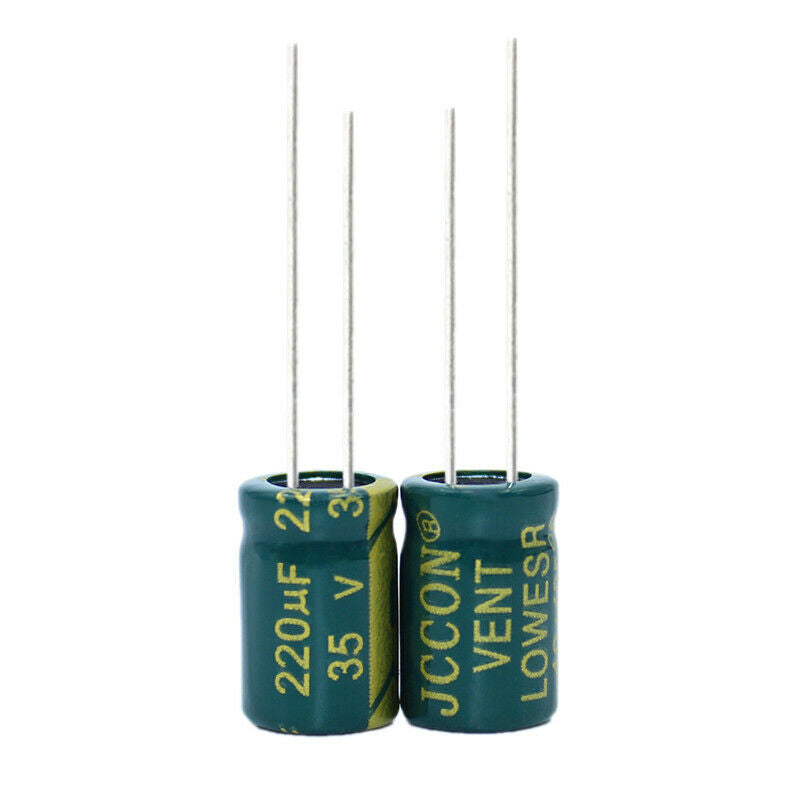 20pcs 35v220uf Aluminum electrolytic capacitor Switching power adapter  8x12mm