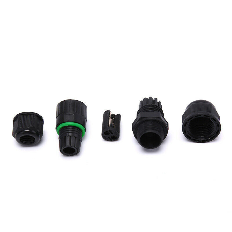 2Pin Mini Core Joint Outdoor IP68 Waterproof Electrical Cable Wire Connect G WF