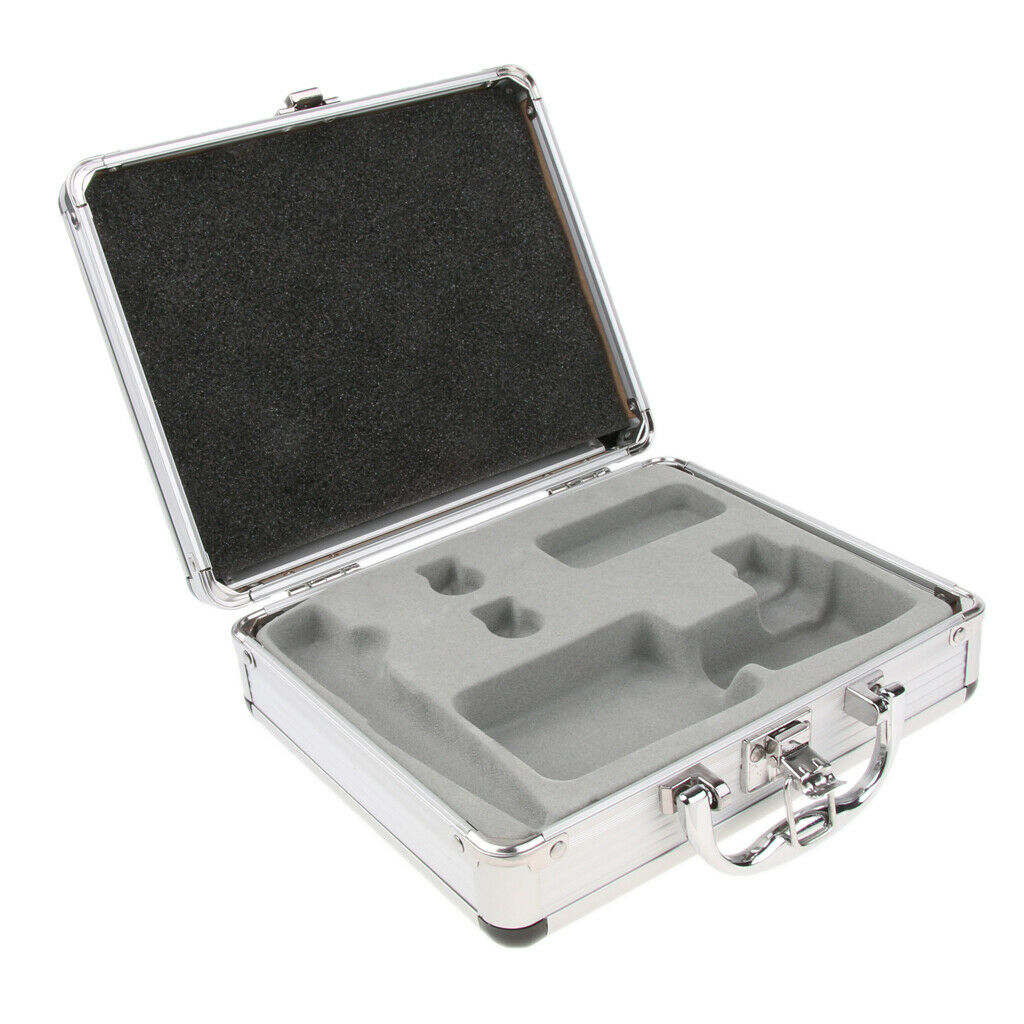 Aluminum Travel Tattoo Machine Kit Train Case Carrying Box Organizer Holder