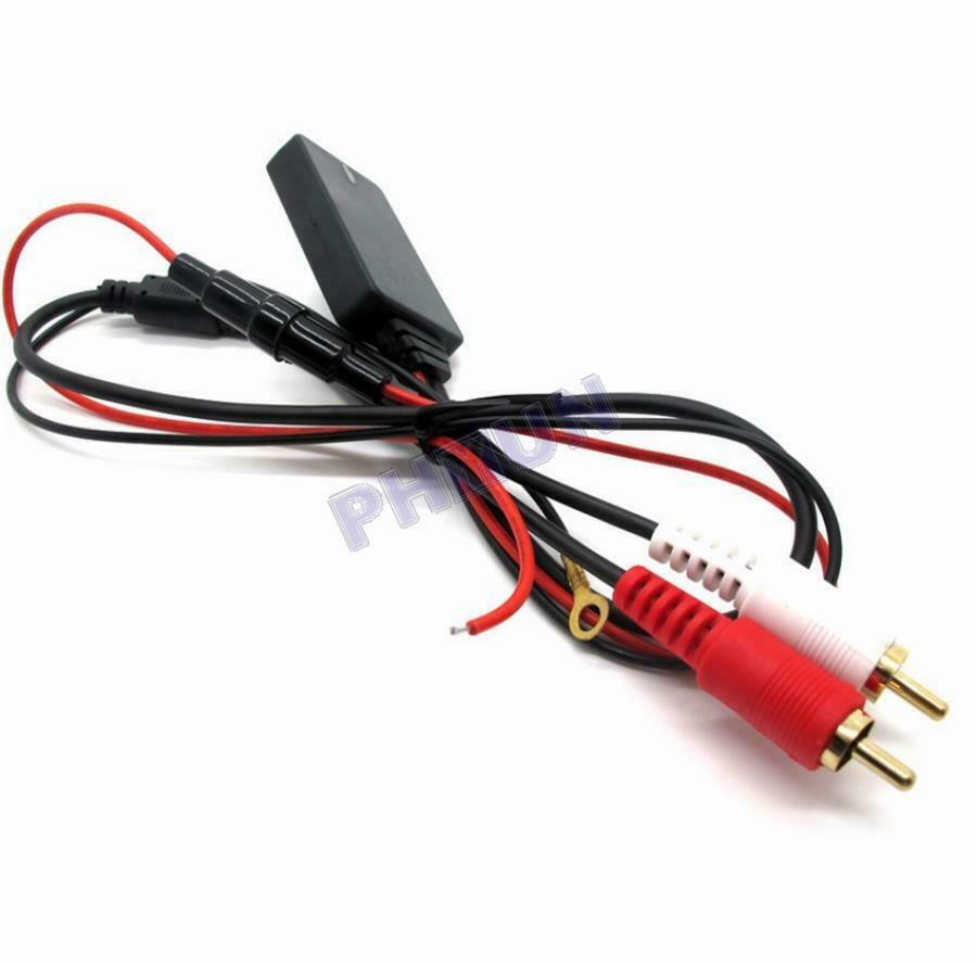 Bluetooth Adapter Cable AUX Receiver Module 2 RCA Cable For Car Radio Universal
