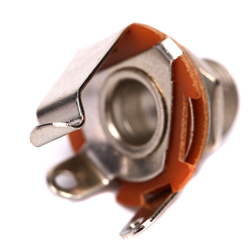6.35mm 2-Conductor Mono Chassis Guitar Jack Input Output Guitar Accessori.l8