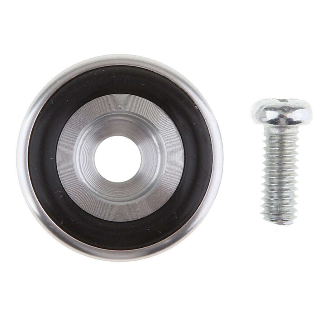 Amplifier Speaker Feet Spikes Mat Fenestrated Pad with 1pcs Screw, 20x10mm,