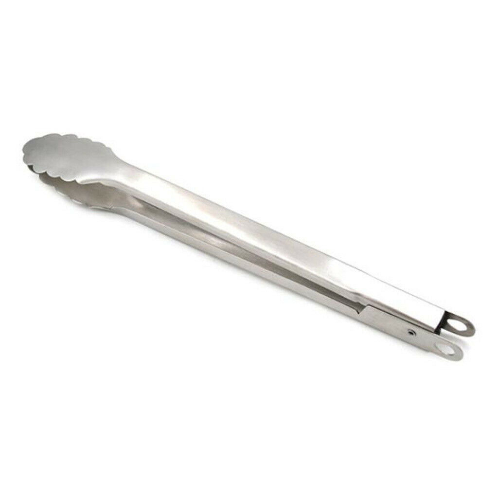 Kitchen Stainless Steel Cooking Tong Clamp Food Utensil BBQ Buffet Clips