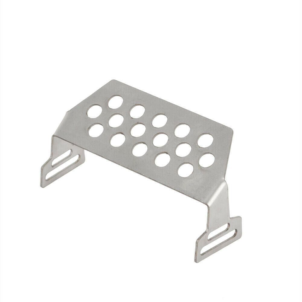 2Pcs Stainless Steel Front & Rear Skid Plate / Servo Guard for 1/10 Redcat GEN8
