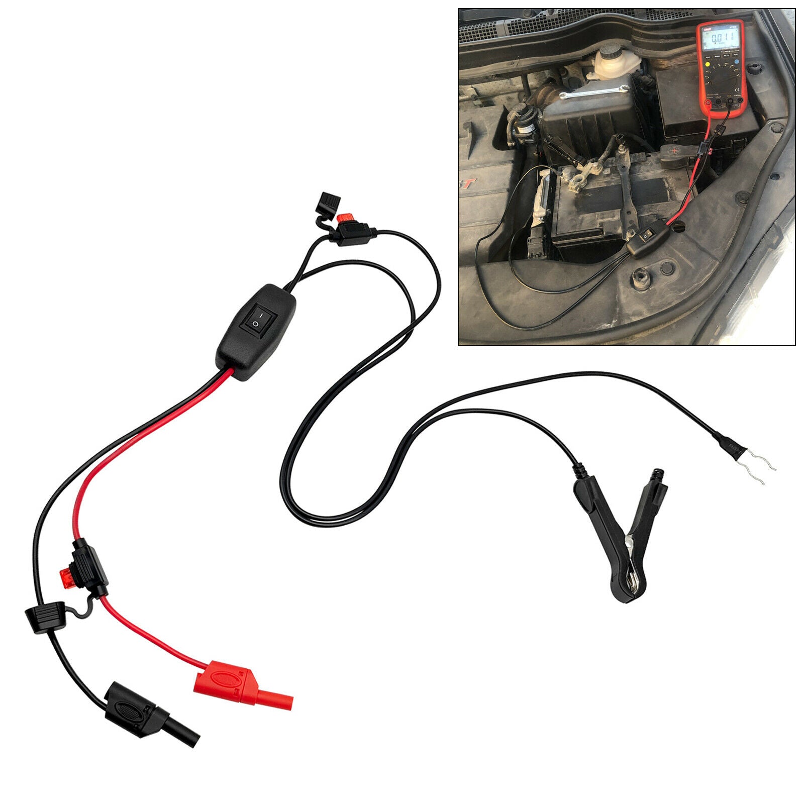 1Pcs New Car Parasitic Drain Tester Current Track Voltage Diagnostic Tool