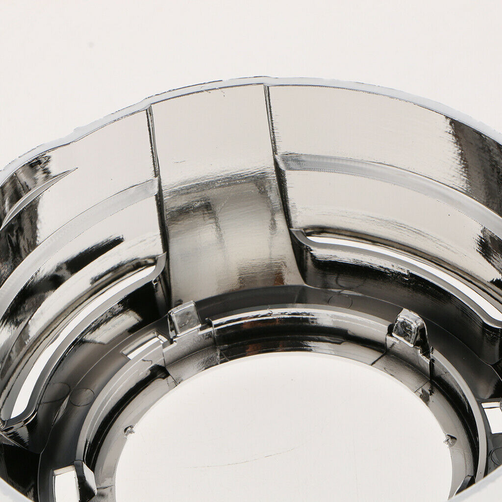 Pair of 3.0 Inch LED Spotlights with Chrome Cover with Angel Eyes for Q5