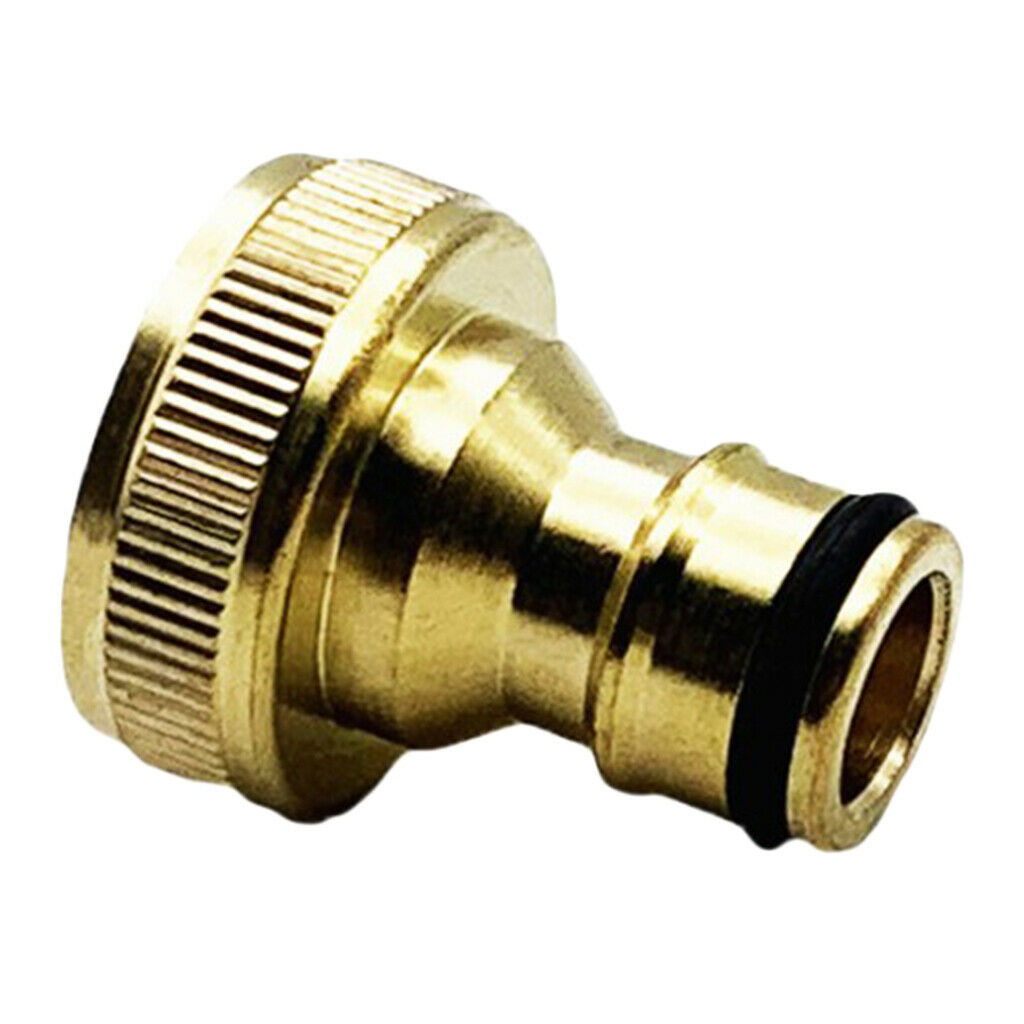 3/4" NPT Balcony Plumbing Tap Hose Pipe Brass Quick Adaptor Female Thread
