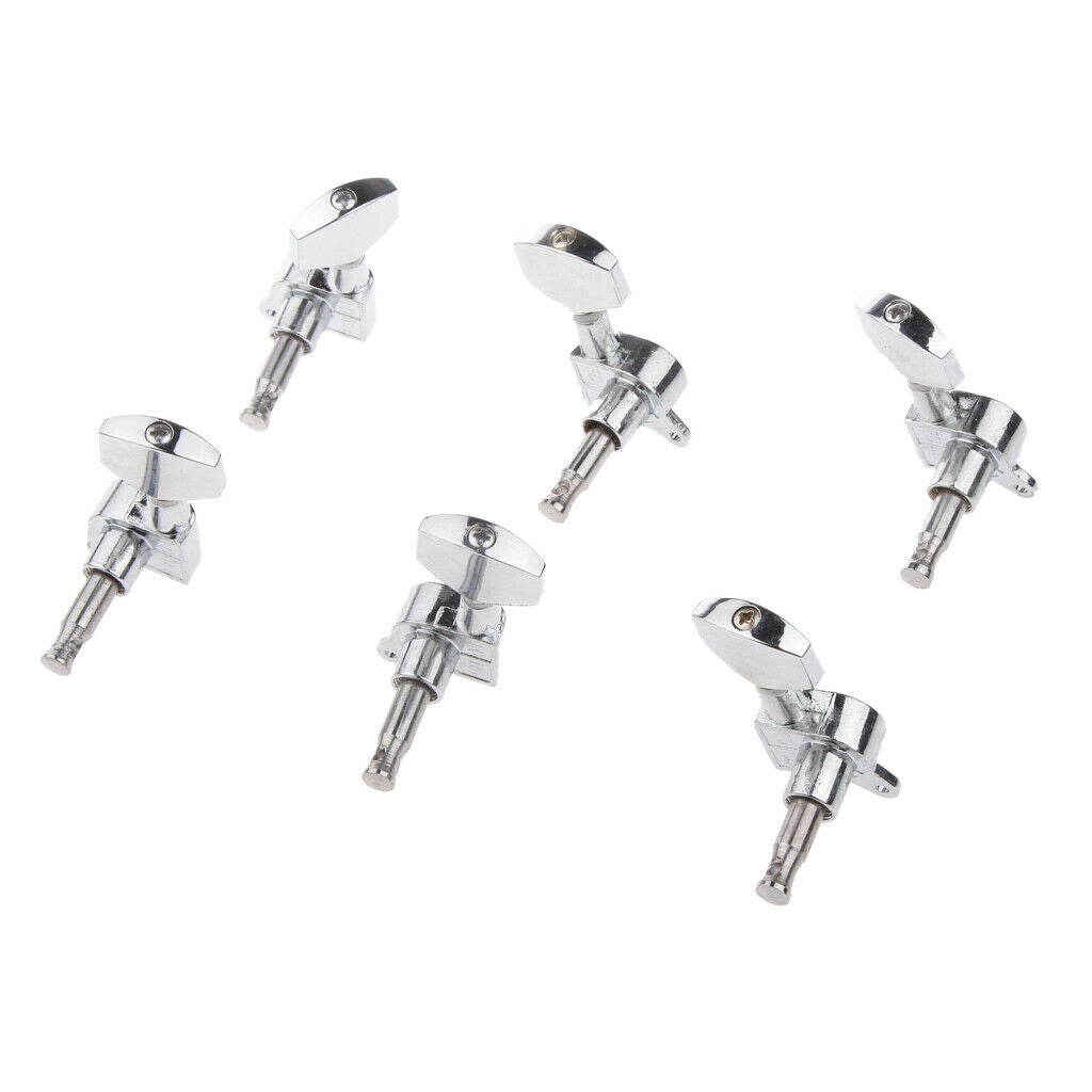 6 pieces guitar machine heads tuning pegs with 6 pieces threaded bushings 6
