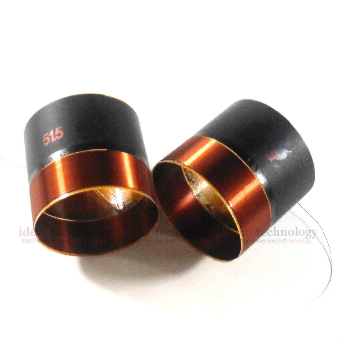 2Pcs VC 51.5mm  Fiber Glass Voice coil woofer  bass speaker In/out  2 Layers
