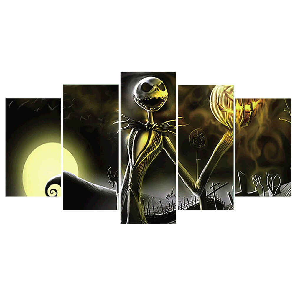 5 Digits 5D Full Round Drill Craft DIY Cartoon Rhinestone Diamond Painting @