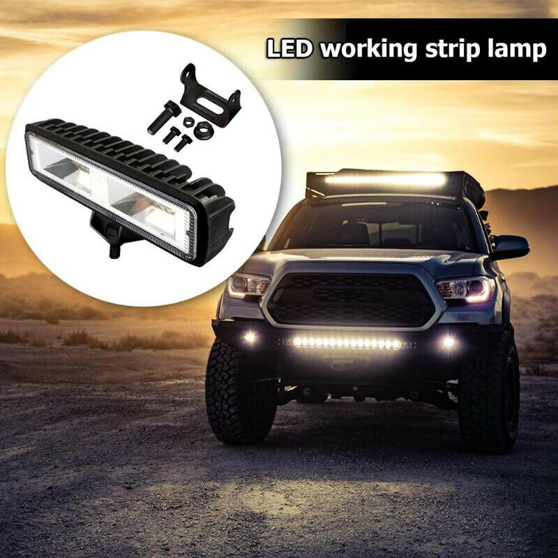 16LED Work Light Bar 48W 6000K Waterproof Car Spot Beam Fog Driving LampB j SJ