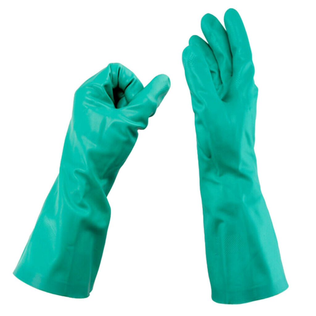 1 Pair Nitrile Gloves -   Powder Free Latex Rubber Lab Free Disposable